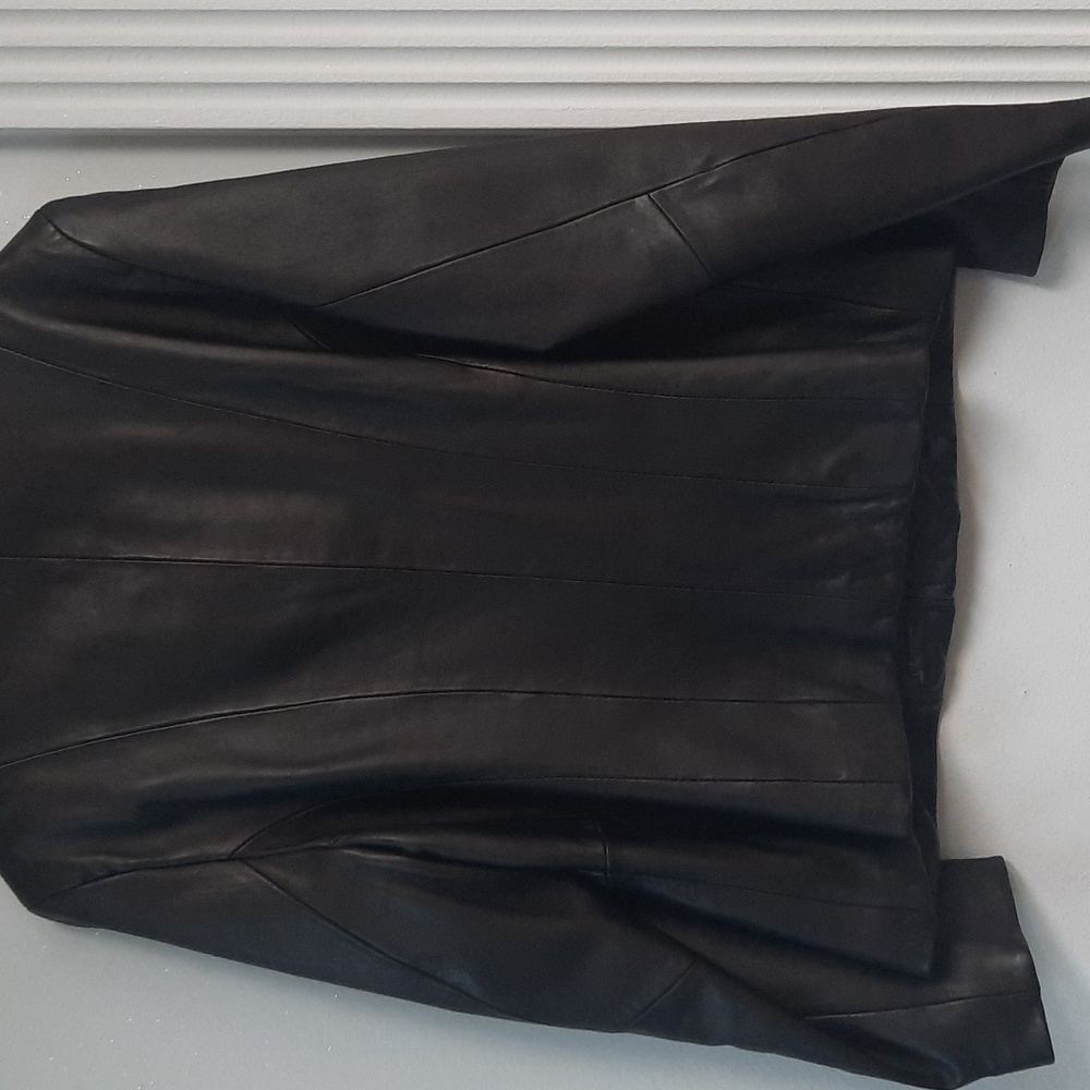 Ellen Tracy Genuine Leather Jacket - Picture 5 of 9